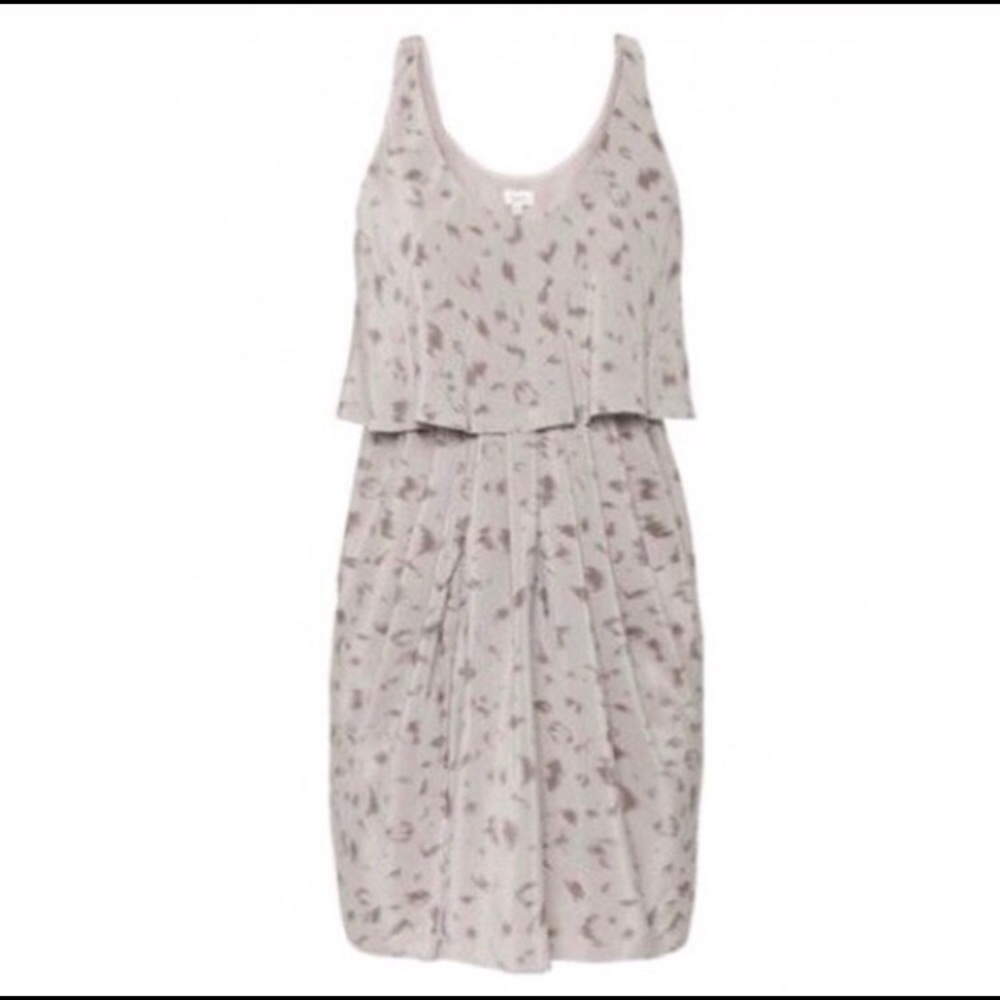 T. Babaton aritzia silk leopard dress